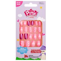 Unhas Postiças Infantil Kiss NY Pink Unhas Postiças Infantil Kiss NY Pink