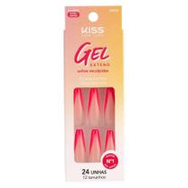 Unhas Postiças Kiss New York - Gel Extend Fabulous