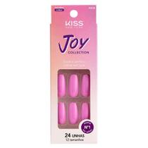 Unhas Postiças Kiss New York Joy Collection Real Pink