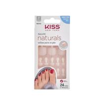 Unhas Postiças - Kiss New York - Natural Para Os Pés