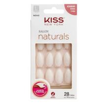 Unhas Postiças Kiss New York Salon Naturals - Stiletto Longo