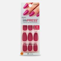 Unhas postiças Kiss NY Impress Autocolantes Bailarina Ruby c/24un Unhas postiças Kiss NY Impress Autocolantes Bailarina Ruby c/24un