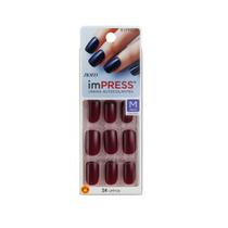 Unhas Postiças Kiss NY Impress Color Médio Pretty Unhas Postiças Kiss NY Impress Color Médio Pretty