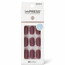 Unhas Postiças Kiss Ny Impress Sexy Lady Quadrado Curto BipM410 Unhas Postiças Kiss Ny Impress Sexy Lady Quadrado Curto BipM410