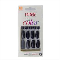 Unhas Postiças Kiss Ny Salon Color Bailarina Ksc54 - KISS NEW YORK