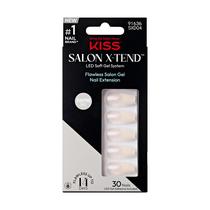 Unhas Postiças KISS Salon X-tend 'Trustfall' Bege com Cola