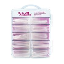 Unhas Postiças Mandorla Extra Longa Transparente, 100 Und Unhas Postiças Mandorla Extra Longa Transparente, 100 Und