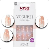 Unhas Postiças Média Kiss Ny Voguish Fantasy In The Stars Fv302b