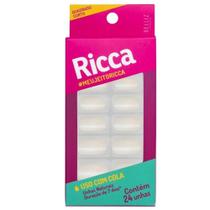 Unhas Postiças Naturais Ricca Belliz Quadrado Curto 1336