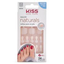 Unhas Postiças para Pés Kiss NY - Salon Naturals Unhas Postiças para Pés Kiss NY - Salon Naturals