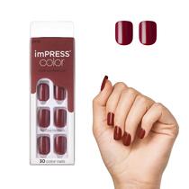 Unhas Postiças Press On Impress - Curta Squoval Marrom