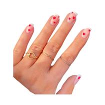 Unhas Postiças Quadradas Médias Pretas Com Glitter 24 Peças ARTAUG Lindas Unhas Coloridas De Verão