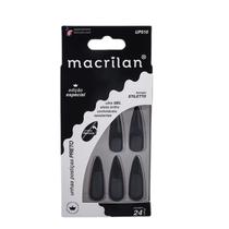 Unhas Postiças Stiletto Longa Preto UP510 - Macrilan Unhas Postiças Stiletto Longa Preto UP510 - Macrilan