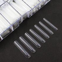 Unhas postiças transparente com 600un extra longa reta