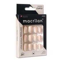 Unhas Postiças UP203A Tamanho Curto Perolado - Macrilan