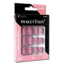 Unhas Postiças UP205A Tamanho Curto Nude - Macrilan Unhas Postiças UP205A Tamanho Curto Nude - Macrilan