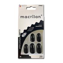 Unhas Postiças UP803 Amendoado Preto - macrilan