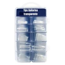 Unhas Profissional Bailarina Longa Transparente curta Tips