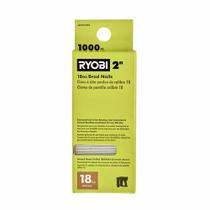 Unhas RYOBI 18GA 2 polegadas (5 cm), 1.000 unidades para RYOBI AirStrike P320 Unhas RYOBI 18GA 2 polegadas (5 cm), 1.000 unidades para RYOBI AirStrike P320