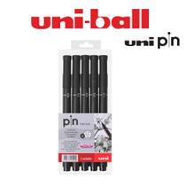 Uni Pin Fine Line Caneta Nanquim Estojo Com 5 Pontas - STABILO