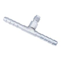 União 6mm C/ Ventil R12 p/ Emenda de Mangueiras Ar (Alumin. União 6mm C/ Ventil R12 p/ Emenda de Mangueiras Ar (Alumin.