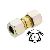 União 6mm em latão União 6mm em latão