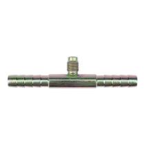 União C/ Ventil R12 8mm p/ Emenda de Mangueira (Aço) União C/ Ventil R12 8mm p/ Emenda de Mangueira (Aço)