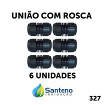União Com Rosca Para Mangueiras Santeno ( 6 Unidades)