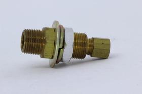 União de anteparo 3/8'' x 1/2'' npt