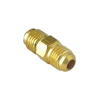 União de Ligação 1/4" SAEM Latão para Tubo de Cobre