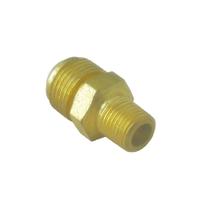 União de Redução Latão 1/4" NPTM x 1/2" SAEM