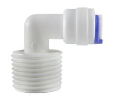 União Em L Rosca 1/2" P/ Tubo De 1/4" Purificador/ Bebedouro