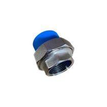 União Mista 50 x 1.1/2" BSP PPR Azul para Rede de Ar Comprimido