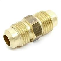 União Niple Latão Forjado 1/4 Sae Tubo Cobre Refrigeração União Niple Latão Forjado 1/4 Sae Tubo Cobre Refrigeração