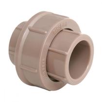Uniao Plastilit PVC Liso Liso 1/2 Marrom