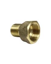 União Redutora Bucha Invertida 3/4 Fêmea x 1/2 Macho para gás