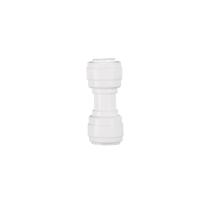 Uniao reta tubo de 3/8 para 3/8 pol branca cn018 Uniao reta tubo de 3/8 para 3/8 pol branca cn018
