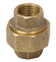 União Rosca x Rosca de Cobre Latão 3/4" Sem Anel BKA