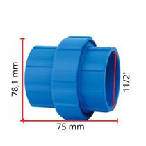 União roscavel 1.1/2 com Rosca Desmontável Viqua