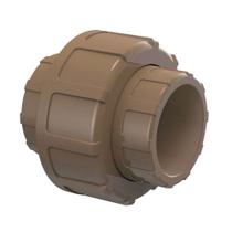 União soldável LL 1.1/2 marrom 50mm União soldável LL 1.1/2 marrom 50mm