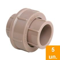 União Soldável Plastilit 25mm Embalagem com 5 Unidades União Soldável Plastilit 25mm Embalagem com 5 Unidades