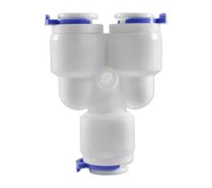 União Y para Tubo de 3/8 para Bebedouro e Purificador União Y para Tubo de 3/8 para Bebedouro e Purificador