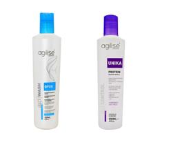 Unica Ojon Kit - Shampoo 250 Ml + Hidratante Frizz 250 Ml