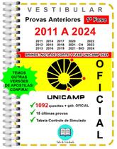 Unicamp 1ª Fase Provas 2011 a 2024 Gabarito Oficial