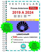 Unicamp 1ª Fase Provas 2019 a 2024 Gabarito Comentado Unicamp 1ª Fase Provas 2019 a 2024 Gabarito Comentado