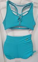 unico blusa mais short empina bumbum azul tamanho unico unico blusa mais short empina bumbum azul tamanho unico