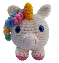 Unicórnio - Bicho Bola Amigurumi