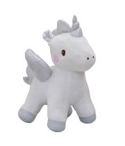 Unicórnio Branco Com Asas 38cm Pelúcia Unicórnio Branco Com Asas 38cm Pelúcia