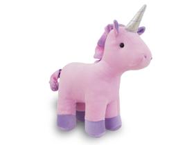 Unicórnio de Pelúcia 30cm Decoração Infantil Anti-alérgico