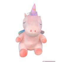 Unicórnio de Pelúcia Asas Metálicas - Rosa - 40cm - 1 unidade - Rizzo Unicórnio de Pelúcia Asas Metálicas - Rosa - 40cm - 1 unidade - Rizzo